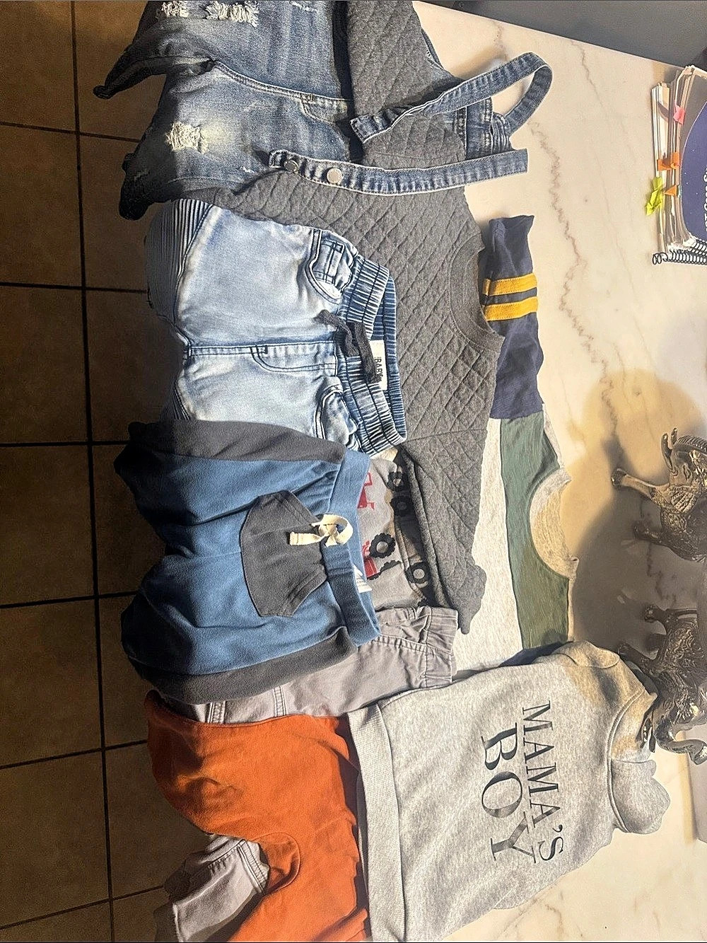 Kids Clothing Lot Blue & Gray
